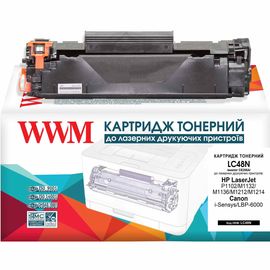 Купить Картридж тонерный WWM для HP LJ P1102/M1132/M1212 Canon 725 аналог CE285A Black (LC48N) по лучшей цене