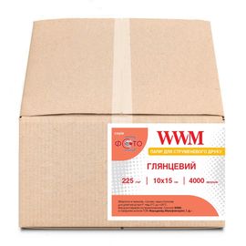 Купить Фотобумага WWM глянцевая 225г/м кв, 10см x 15см, 4000л (G225.F4000/C) по лучшей цене