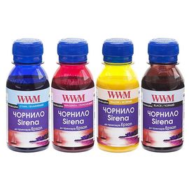 Купить Чернила WWM EPSON Sublimation SIRENA SET (Black/Cyan/Magenta/Yellow) (ES01SET-4) по лучшей цене