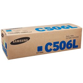 Купить Картридж тонерный Samsung C506L для CLP-680/CLX-6260 3500 копий Cyan (SU040A) по лучшей цене