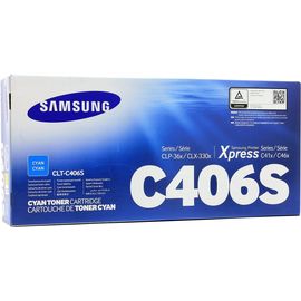 Купить Картридж тонерный Samsung C406S для CLP-365/CLX-3305/3305FN 1000 копий Cyan (ST986A) по лучшей цене
