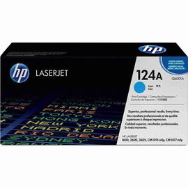 Купить Картридж тонерный HP 124A для CLJ 1600/2600/2605 2000 копий Cyan (Q6001A) по лучшей цене
