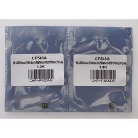 Купить Чип HP LJ M254, CF543A 1,3K, пурпурный Everprint (CHIP-HP-M254-M) по лучшей цене