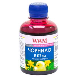 Купить Чернила WWM для Epson Stylus C42/C48/C62 200г Magenta Водорастворимые (E07/M) по лучшей цене