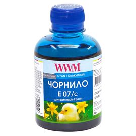 Купить Чернила WWM для Epson Stylus C42/C48/C62 200г Cyan Водорастворимые (E07/C) по лучшей цене