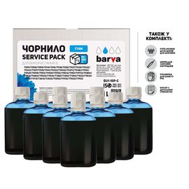 Купить Чернила Epson универсальные №1 10x100 мл, водорастворимые, голубые Service Pack Barva (EU1-1SP-C) по лучшей цене