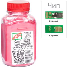 Купить Тонер+чип АНК для LBP-650/MF-730 ( тонер АНК, чип АНК) бутль 90г Magenta (1505216) по лучшей цене