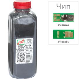 Купить Тонер+чип АНК для LBP-710/712 ( тонер АНК, чип АНК) бутль 220г Black (1505198) по лучшей цене