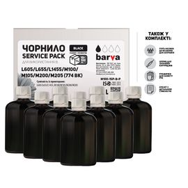 Купить Чернила Epson 774 BK специальные 10x100 мл, пигментные, черные Service Pack Barva (M100-1SP-B-P) по лучшей цене