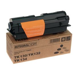 Купить Туба с тонером Integral для Kyocera Mita FS-1300, аналог TK-130 Black 270г (12100034) по лучшей цене
