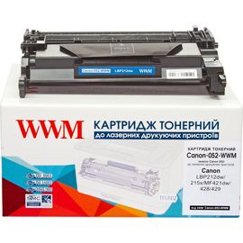 Купить Картридж тонерный WWM для Canon LBP212dw/215x/MF421dw/428/429 аналог Canon 052 Black (Canon-052-WWM) по лучшей цене