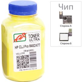 Купить Тонер+чип АНК для HP CLJ Pro M452/477 ( тонер АНК, чип АНК) бутль 60г Yellow (3202787) по лучшей цене