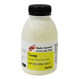 Купить тонер Odyssey HP CLJ Pro M452 50 г yellow (фасованный) Static Control по лучшей цене