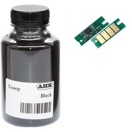 Купить Тонер+чип АНК для Ricoh Aficio SP 310 ( тонер АНК, чип АНК) бутль 105г Black (3202905) по лучшей цене