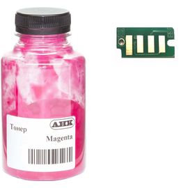 Купить Тонер+чип АНК для Xerox Phaser 6500 ( тонер АНК, чип АНК) бутль 50г Magenta (3202898) по лучшей цене