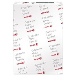 Купить Бумага офисная Xerox COLOTECH + GLOSS двухсторонняя 140г/м кв, A4, 400л (003R90339) по лучшей цене
