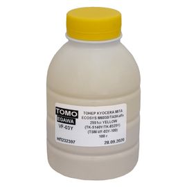 Купить Тонер Kyocera Mita Ecosys M6030 флакон, 100 г, желтый Tomoegawa (TSM-VF-03Y-100) по лучшей цене