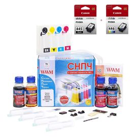 Купить Система непрерывной подачи чернил WWM для Canon Pixma MG2440/MG2540 + Bk445/CL446 (IS.0131set) по лучшей цене