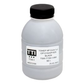 Купить Тонер HP CLJ CP1215 флакон, 50 г, черный TTI (TSM-T720-1-050) по лучшей цене
