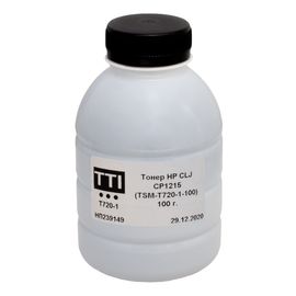 Купить Тонер HP CLJ CP1215 флакон, 100 г, черный TTI (TSM-T720-1-100) по лучшей цене