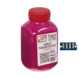 Купить Тонер Xerox Ph6000/6010,20г Magenta+chip reg2/4 AHK (1500257) по лучшей цене