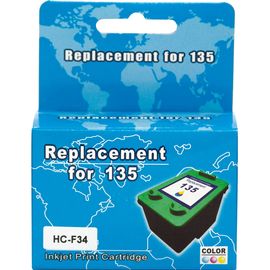 Купить Картридж MicroJet для HP DJ 5743/6543 аналог HP №135 ( C8766HE) Color (HC-F34) по лучшей цене