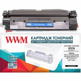 Купить Картридж тонерный WWM для Canon LBP-3200/MF3110 аналог Canon EP-27 Black (EP27N) по лучшей цене
