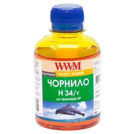 Купить Чернила WWM для HP №22/121/122 200г Yellow Водорастворимые (H34/Y) по лучшей цене