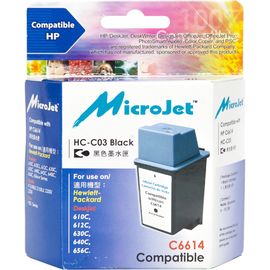 Купить Картридж MicroJet для HP DJ 610C/640C/656C аналог HP №20 ( C6614DE) Black (HC-C03) по лучшей цене