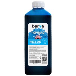 Купить Чернила HP 933 специальные 1 л, пигментные, голубые Barva (H933-797) по лучшей цене
