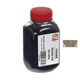 Купить Тонер+чип АНК для Konica Minolta MC 1600 ( тонер АНК, чип АНК) бутль 85г Black (1501322) по лучшей цене