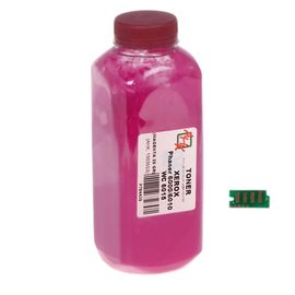 Купить Тонер+чип АНК для Xerox Phaser 6000/6010 ( тонер АНК, чип АНК) бутль 20г Magenta (1500253) реГион 1 и 3 по лучшей цене