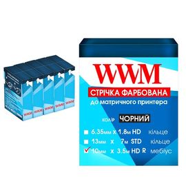 Купить Лента КОМПЛЕКТ 5шт WWM 10мм х 3.5м HD правый Black (R10.3.5HR5) по лучшей цене