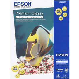 Купить Фотобумага Epson Premium глянцевая 255г/м кв, 13см х 18см, 50л (C13S041875) по лучшей цене