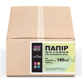 Купить Фотобумага NewTone матовая 180г/м кв, A4, 1000л (M180.1000N) по лучшей цене