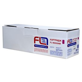 Купить Картридж совместимый HP 415A (W2033A) пурпурный, версия без чипа Free Label (FL-W2033AM) по лучшей цене