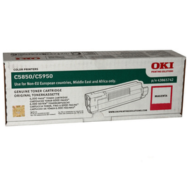 Купить Картридж тонерный OKI для C5850/C5950 6000 копий Magenta (43865742) по лучшей цене