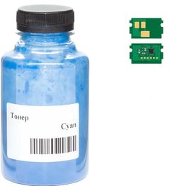 Купить Тонер+чип АНК для Kyocera Mita ECOSYS P5021/P5026, TK-5230 ( тонер АНК, чип АНК) бутль 50г Cyan (3203380) по лучшей цене