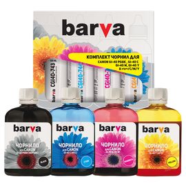 Купить Комплект чернил Canon GI-40 специальные 4x100 мл, B/C/M/Y Barva (CGI40-100-MP) по лучшей цене