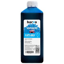 Купить Чернила Canon CLI-471 специальные 1 л, водорастворимые, голубые Barva (C471-663) по лучшей цене