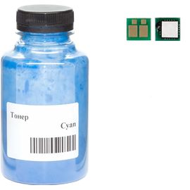 Купить Тонер+чип АНК для MF641/643/645, LBP-621/623 ( тонер АНК, чип АНК) бутль 35г 1200 копий Cyan (3203610) по лучшей цене