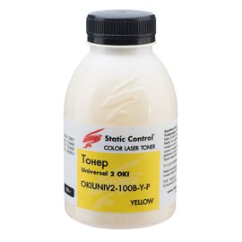 Купить тонер универсальный OKI 2 (Glossy) 100г yellow (фасованный) Static Control по лучшей цене