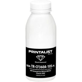 Купить Тонер PRINTALIST для HP Enterprise M552/M553, Canon 040 бутль 120г Black (TR-CF360A-105-PL) по лучшей цене