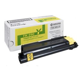 Купить Туба с тонером KYOCERA TK-590Y для FS-C2026/2126/5250 5000 копий Yellow (1T02KVANL0) по лучшей цене