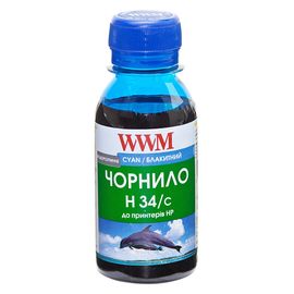 Купить Чернила WWM для HP №22/121/122 100г Cyan Водорастворимые (H34/C-2) по лучшей цене