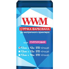 Купить Лента WWM 13мм х 12м (12,7мм x 12м) STD кольцо Purple (R13.12SP) по лучшей цене