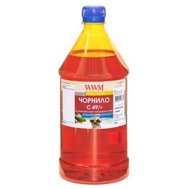 Купить Чернила WWM GI-490Y для Canon Pixma G1400/2400/3400 1000г Yellow Водорастворимые (C49/Y-4) по лучшей цене