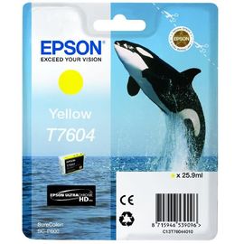 Купить Картридж Epson для SureColor SC-P600 Yellow (C13T76044010) по лучшей цене