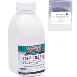 Купить Тонер+чип WWM для HP CLJ CP1025 ( тонер WWM, чип WWM) бутль 40г Black (TC1025B) по лучшей цене