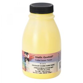 Купить Тонер Oki 5800 флакон, 105 г, желтый SCC (OKI58-105B-Y) по лучшей цене